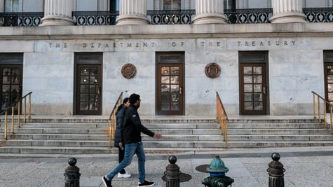 US Treasury Department building