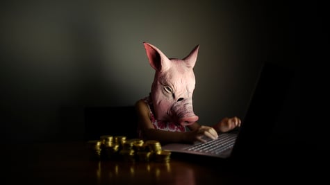 Crypto piggy bank