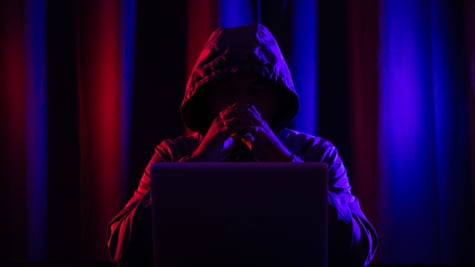 hooded hacker