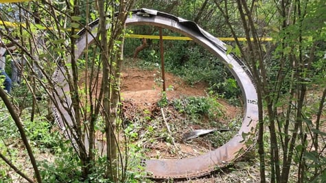 Kenya gigantic metallic ring