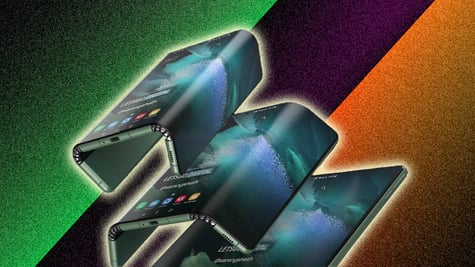 Samsung Galaxy trifold smartphone