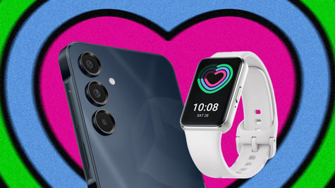 Samsung smartphone and tracker