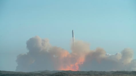 SpaceX break up after launch Jan 2025