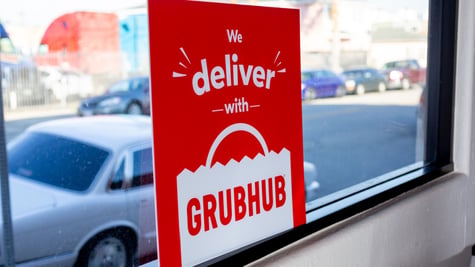 GrubHub sign