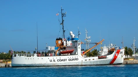 US Coast Guard ship
