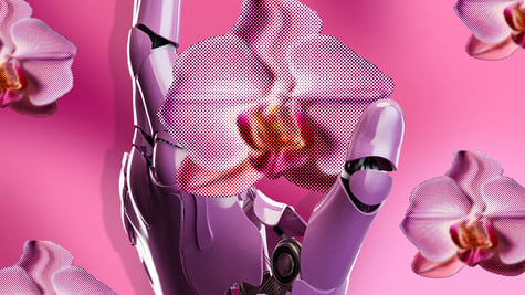 robot-floral-orchid