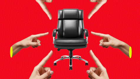 CEO chair fingers