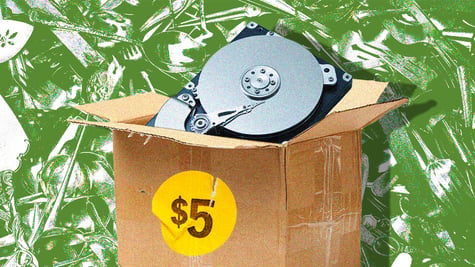 Flea market hard drive