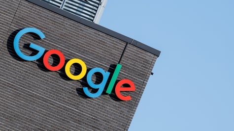 Google logo, Munich office, Germany, Europe