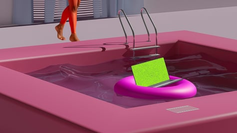 Working from home concept