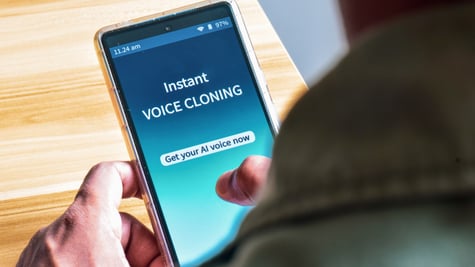 AI voice cloning