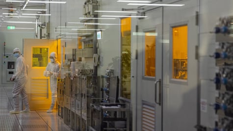 Taiwanese engineers in a nicely lit lab.