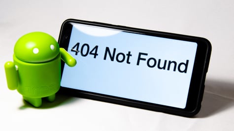Android, 404 not found, error