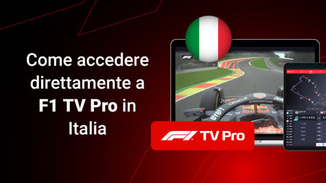 F1 TV Pro in Italy