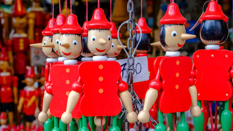 Pinochio figurine