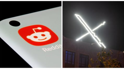 Reddit and X apps
