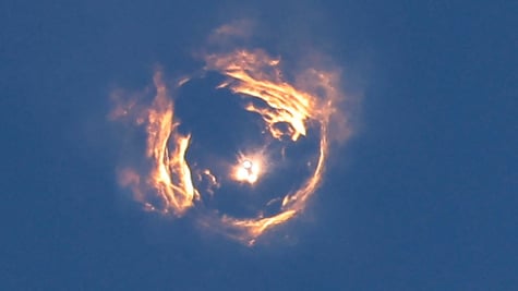 SpaceX Starship rocket explosion