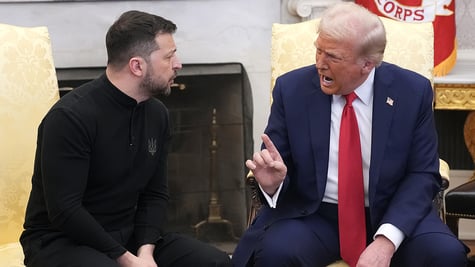 Donald Trump and Volodymyr Zelenskyy
