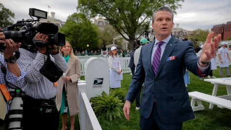 Pete Hegseth Easter Egg Roll 2025