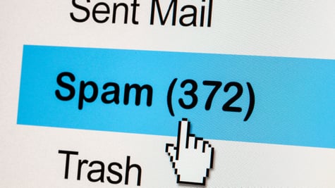 Bulk spam scam