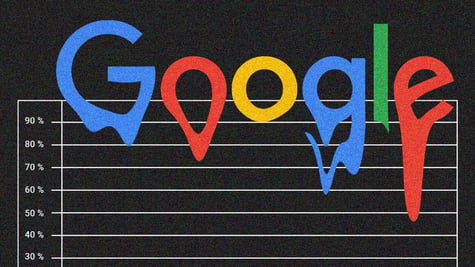 google search dop logo melting down