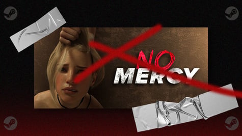 Rape simulator game No Mercy that was available on Steam platform