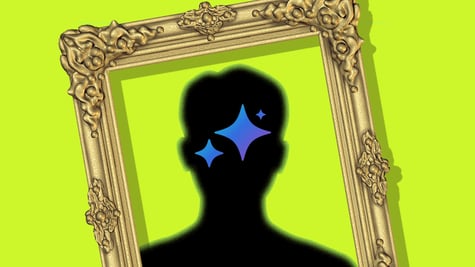 The silhouette of a tech CEO avatar.