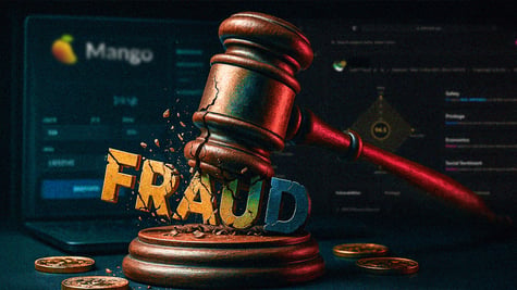 judge's gavel shattering the word fraud