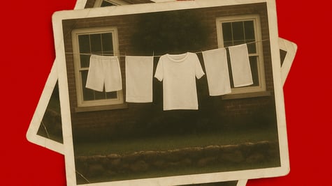 Laundry as a symbol of zero privacy
