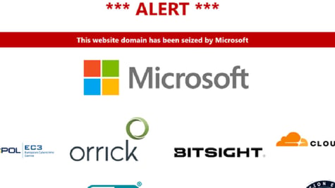 Lumma Infostealer domain seizure notice