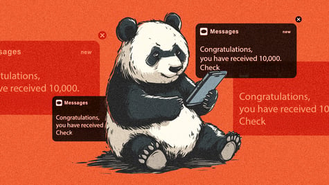 Panda Shop SMS phishing group