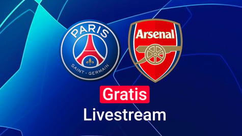 psg vs arsenal gratis livestream