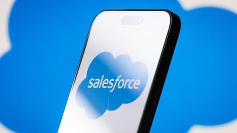 Logo of Salesforce, an enterprise software company