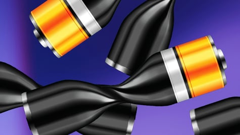 Stretchable battery
