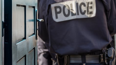 Police at the door