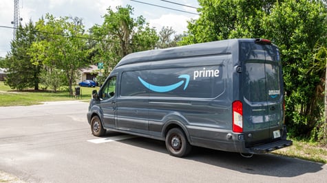 Amazon Prime delivery van