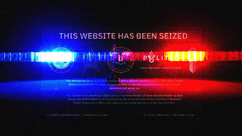 Seized website