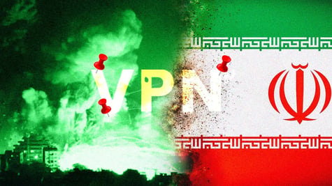 VPN usage in Iran spikes