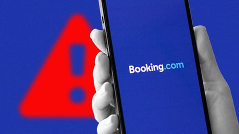 fake Booking.com websites deliver malware