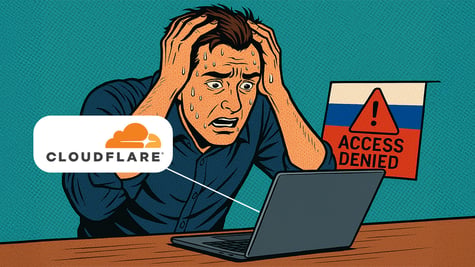 Cloudflare, russia