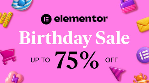 Elementor Birthday Sale