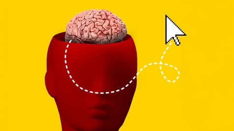 Brain moving cursor with mind
