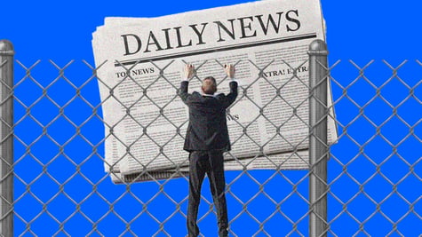 Online news paywall