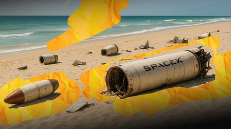 SpaceX debris