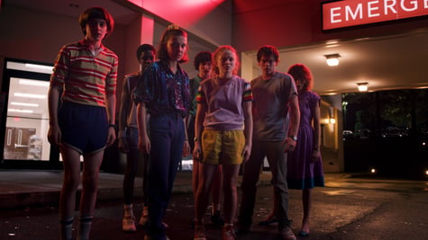 Cast of Netflix show Stranger Things