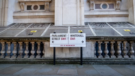 Whitehall in London, UK