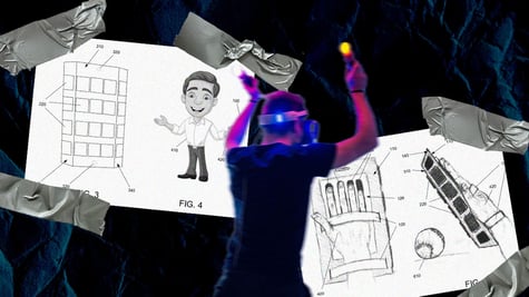 Virtual reality tech patent