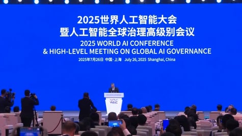 Premier Li Qiang at the annual World Artificial Intelligence Conference