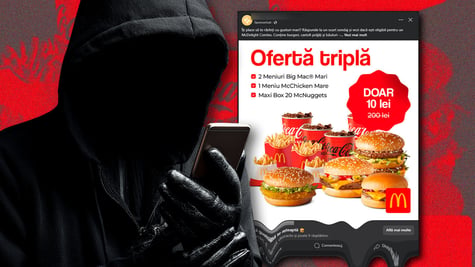 scammers advertise McDonald's