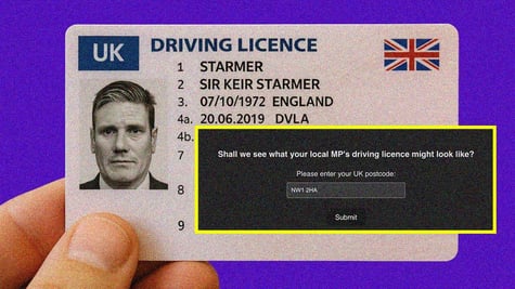 fake driving licence, UK